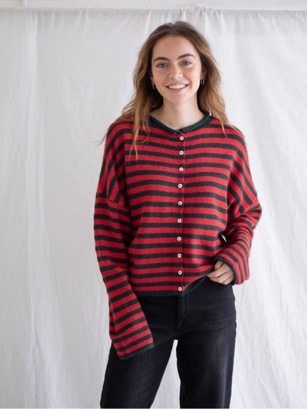 Things Between Viral Striped Piper Cardigan